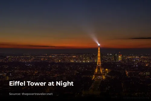 Eiffel Tower at Night