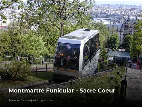 Montmartre Funicular - Sacre Coeur Paris