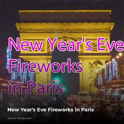 New Year's Eve Fireworks in Paris