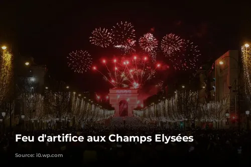 Feu d'artifice aux Champs Elysées