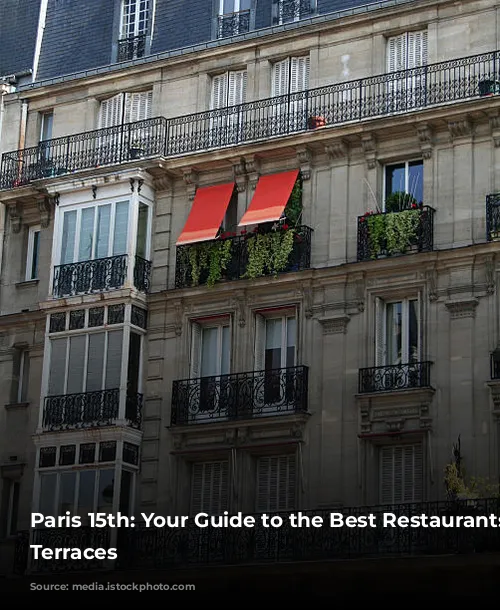 Paris 15th: Your Guide to the Best Restaurants with Terraces