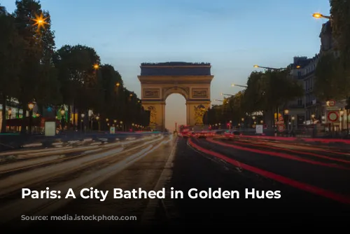 Paris: A City Bathed in Golden Hues