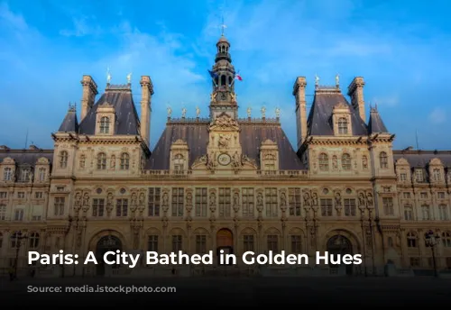 Paris: A City Bathed in Golden Hues