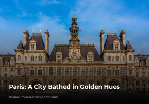 Paris: A City Bathed in Golden Hues