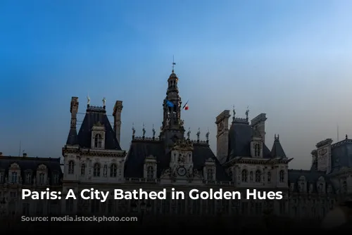 Paris: A City Bathed in Golden Hues