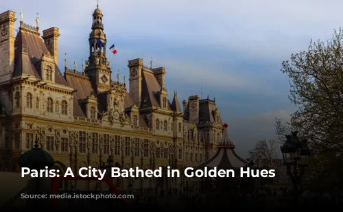 Paris: A City Bathed in Golden Hues