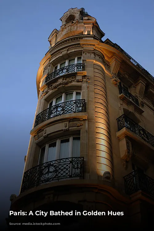 Paris: A City Bathed in Golden Hues