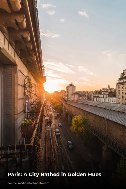 Paris: A City Bathed in Golden Hues