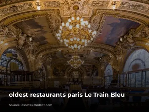 oldest restaurants paris Le Train Bleu