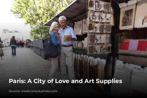 Paris: A City of Love and Art Supplies