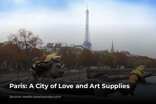 Paris: A City of Love and Art Supplies