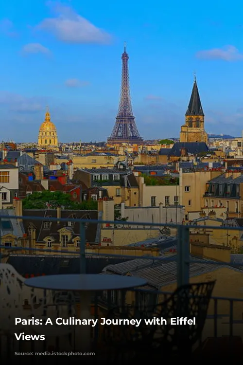 Paris: A Culinary Journey with Eiffel Tower Views