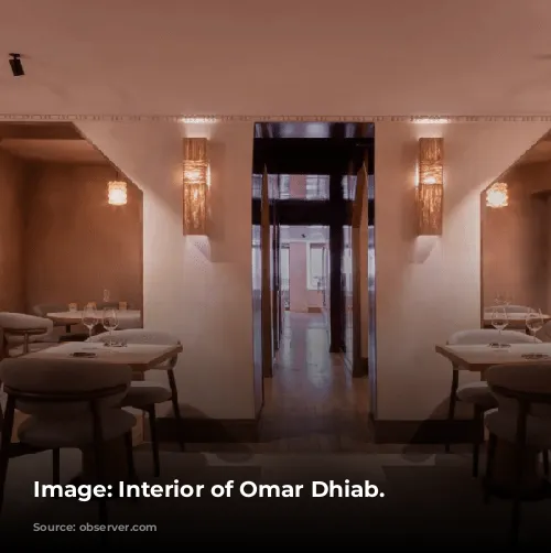 Image: Interior of Omar Dhiab.