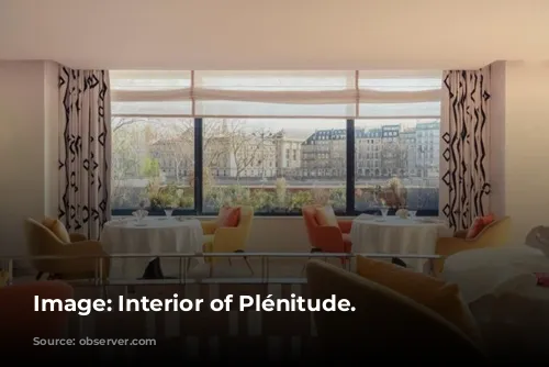 Image: Interior of Plénitude. 