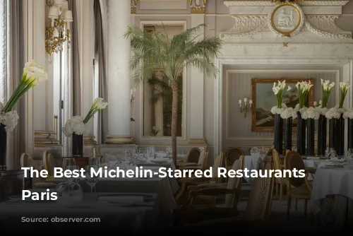 The Best Michelin-Starred Restaurants in Paris