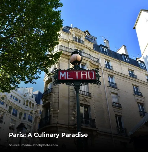 Paris: A Culinary Paradise