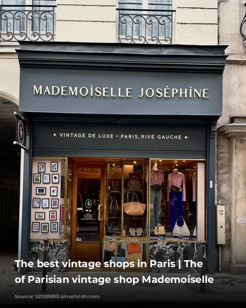 The best vintage shops in Paris | The exterior of Parisian vintage shop Mademoiselle Joséphine