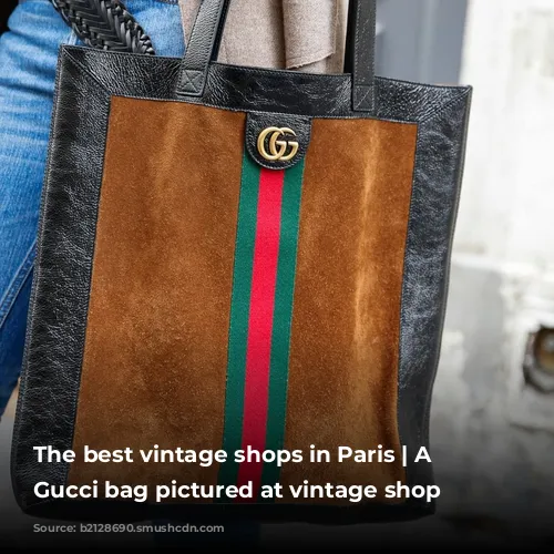 The best vintage shops in Paris | A vintage Gucci bag pictured at vintage shop Chercheminippes