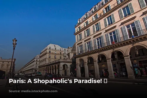 Paris: A Shopaholic's Paradise! 🛍️