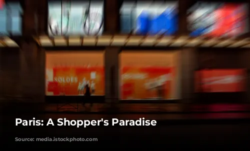 Paris: A Shopper's Paradise