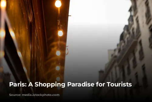 Paris: A Shopping Paradise for Tourists