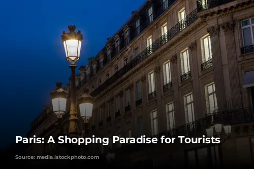 Paris: A Shopping Paradise for Tourists