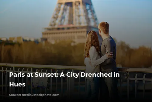 Paris at Sunset: A City Drenched in Golden Hues