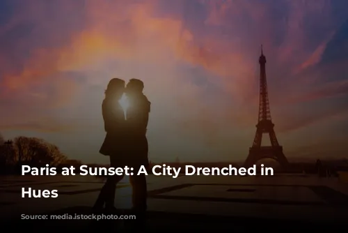 Paris at Sunset: A City Drenched in Golden Hues