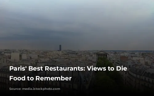 Paris' Best Restaurants: Views to Die For, Food to Remember