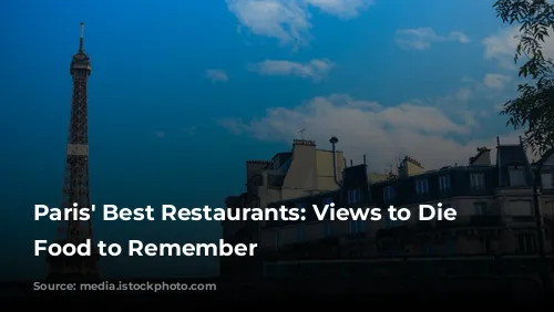 Paris' Best Restaurants: Views to Die For, Food to Remember