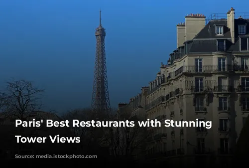 Paris' Best Restaurants with Stunning Eiffel Tower Views