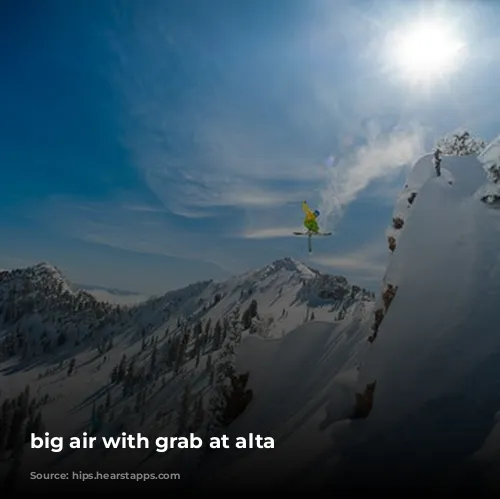 big air with grab at alta