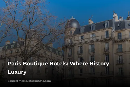 Paris Boutique Hotels: Where History Meets Luxury