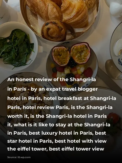 An honest review of the Shangri-la Hotel in Paris - by an expat travel blogger

Best hotel in Paris, hotel breakfast at Shangri-la in Paris, hotel review Paris, is the Shangri-la hotel worth it, is the Shangri-la hotel in Paris worth it, what is it like to stay at the Shangri-la hotel in Paris, best luxury hotel in Paris, best 5 star hotel in Paris, best hotel with view of the eiffel tower, best eiffel tower view hotel