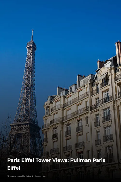 Paris Eiffel Tower Views:  Pullman Paris Tour Eiffel