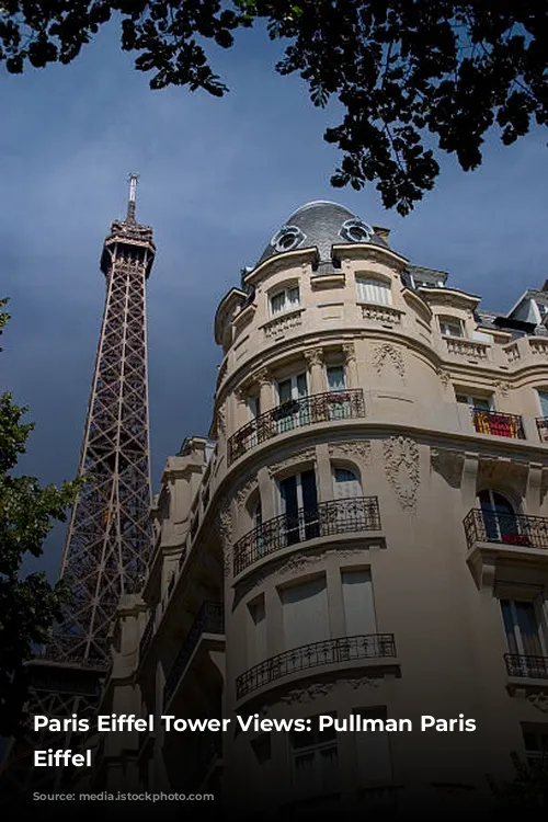 Paris Eiffel Tower Views:  Pullman Paris Tour Eiffel