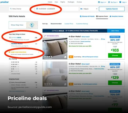 Priceline deals