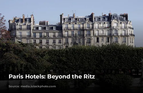 Paris Hotels:  Beyond the Ritz