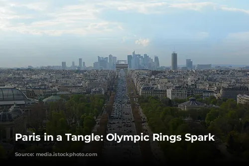 Paris in a Tangle: Olympic Rings Spark Controversy