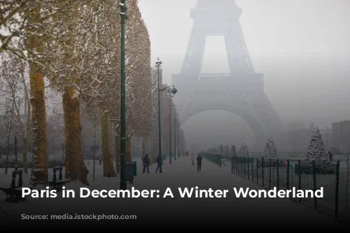 Paris in December: A Winter Wonderland