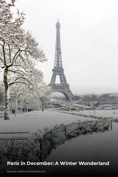 Paris in December: A Winter Wonderland