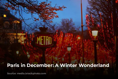 Paris in December: A Winter Wonderland