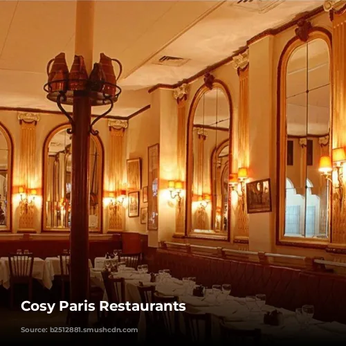 Cosy Paris Restaurants