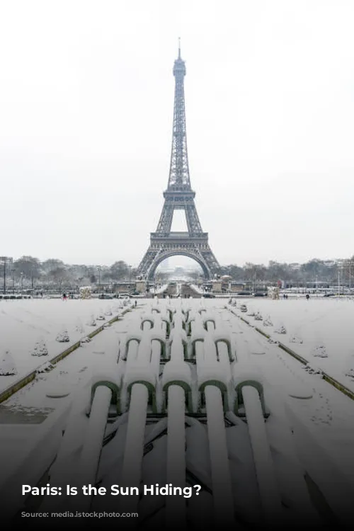 Paris:  Is the Sun Hiding?