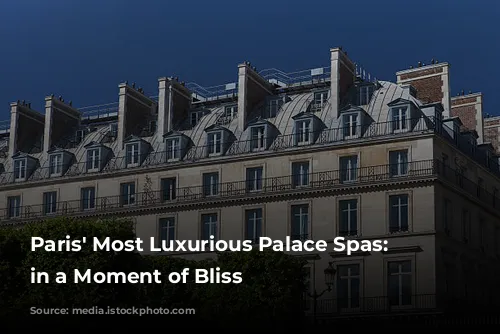 Paris' Most Luxurious Palace Spas: Indulge in a Moment of Bliss