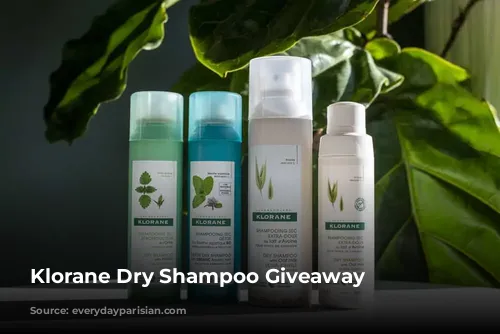 Klorane Dry Shampoo Giveaway 