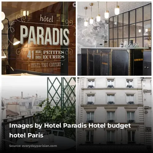 Images by Hotel Paradis Hotel budget boutique hotel Paris 