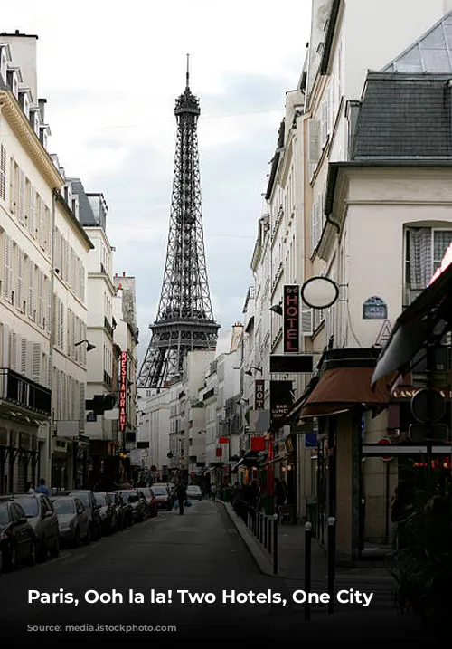 Paris, Ooh la la! Two Hotels, One City