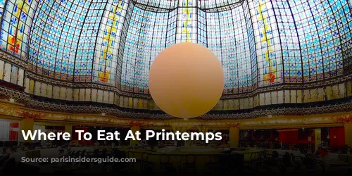 Where To Eat At Printemps