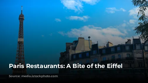 Paris Restaurants: A Bite of the Eiffel Tower